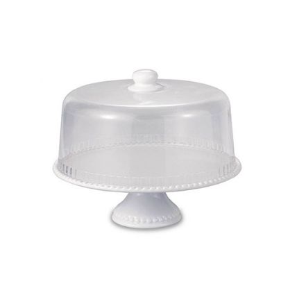 Picture of CasaLinga Porcelian Cake stand with Plexi Lid 704