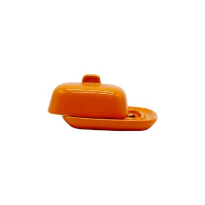 Picture of Porcelain Cheese dish 5213 Orange