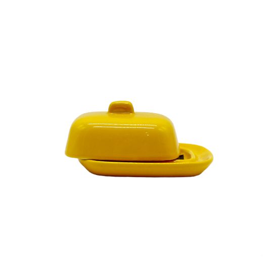 Picture of Porcelain Cheese dish 5213 Yellow
