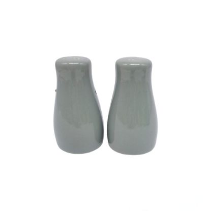 Picture of Porcelain Salt&Pepper Shakers 4992/ 2 Pieces Grey