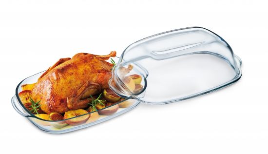 Picture of Simax Oblang Casserole With Lid 7296/ 7306/ 8 L