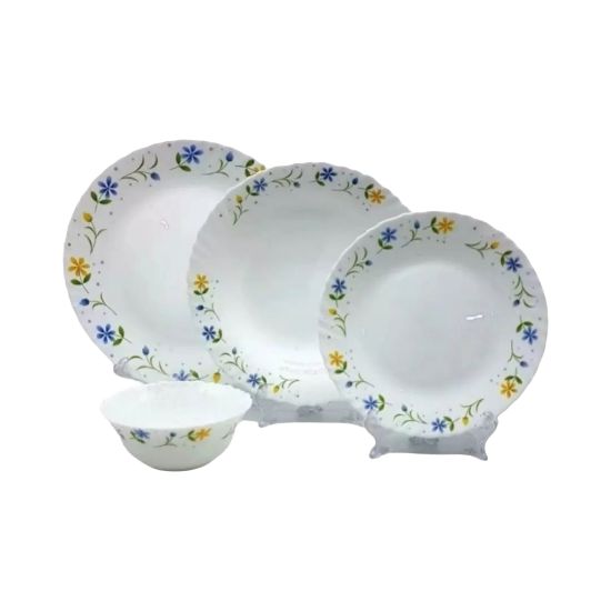 Picture of LaOpala Twilight Bouquet Plate Set of 24 Pieces 