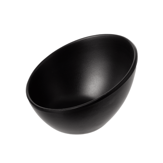 Picture of Melamine Oblique Round Bowl 1406/ 6.5" Black