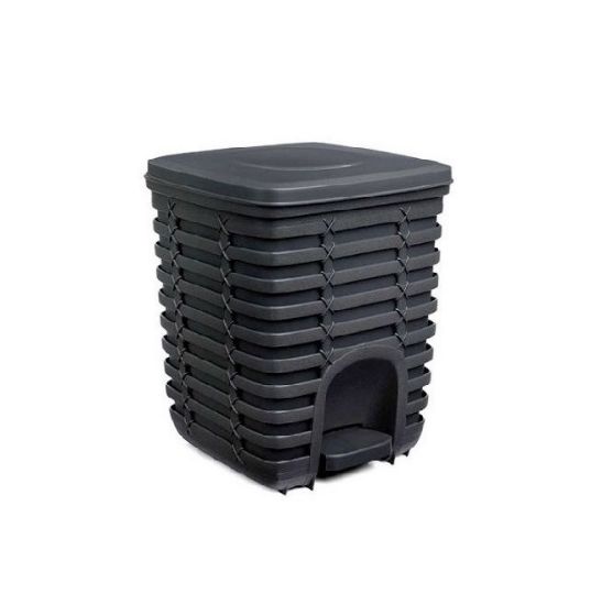 Picture of Primanova Palm Grey Step Bin E54/07