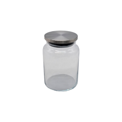 Picture of Glass Jar With Metal Lid 010810/ 8105CC