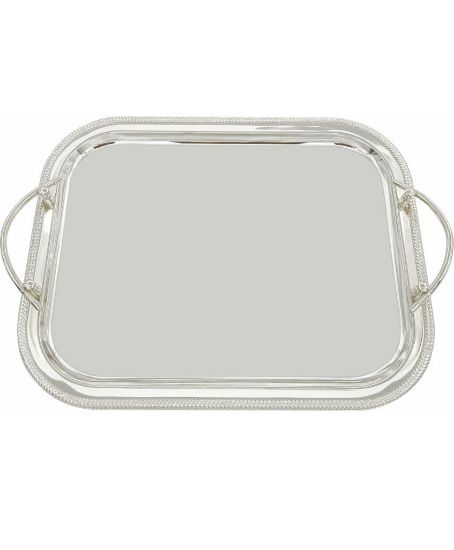 Picture of Schnieder Nickel Plated Tray 1378/ 40.5 x 32 cm