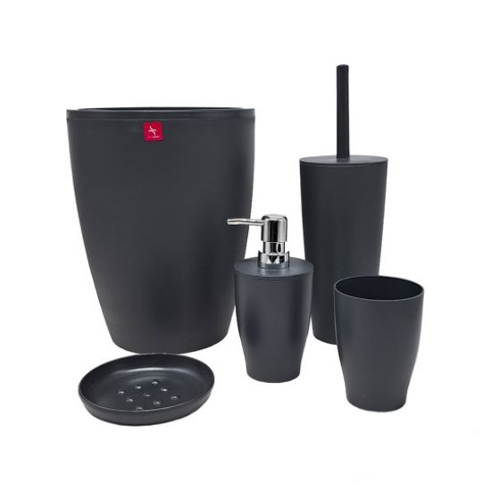 Picture of Primanova Bathroom Grey Set SAS14/07/5 Pieces