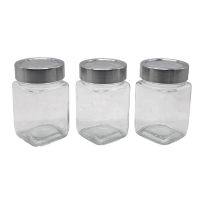 Picture of Glass Jar Set 45217/3 pieces 300ML