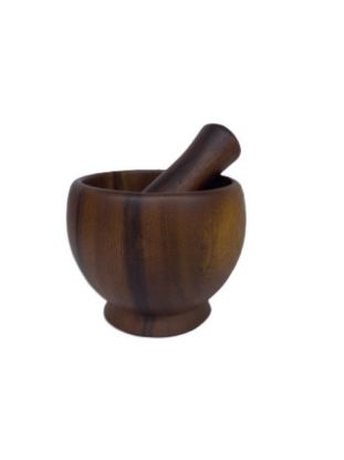 Picture of BILLI Wooden mortar & pestle 