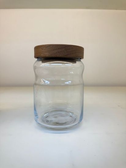 Picture of Medium Handy Glass Canister with lid 