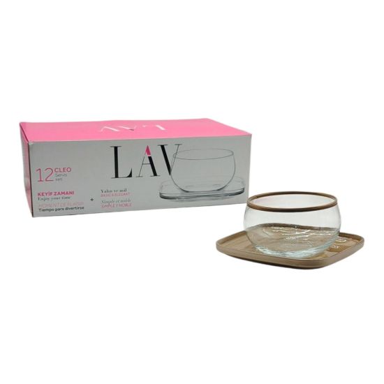 Picture of LAV Cup + saucer cleos1 Bronze
