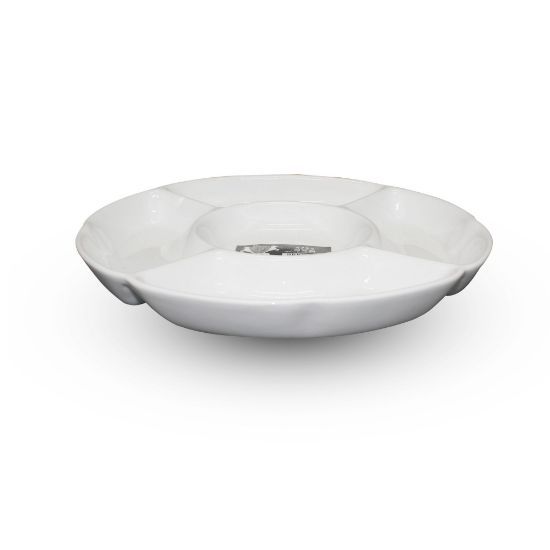 Picture of Porcelain Divided Plate 4724/ 10''