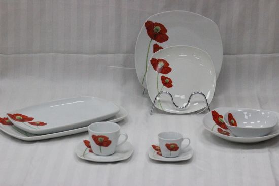 Picture of Porcelain Square Cake  Plate 764/ 8"