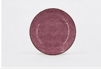 Picture of Dark Red Cake Plate 427/ 19.5cm