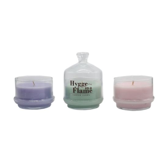 Picture of Glass Candle Peonylone MIXAURAS3