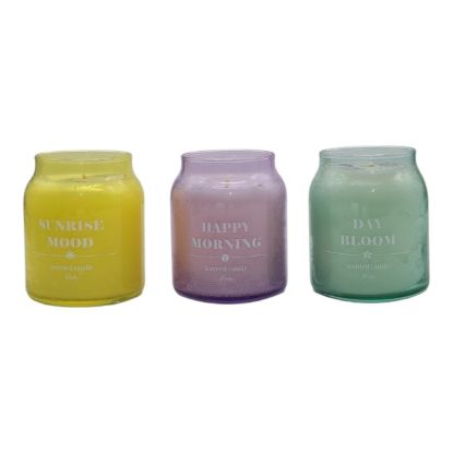 Picture of Glass Candle PeonyR200 SER82X0033CP0012-1MZ APLT        