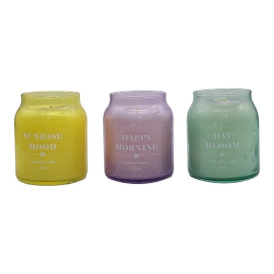 Picture of Glass Candle PeonyR200 SER82X0033CP0012-1MZ APLT        