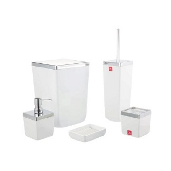 Picture of Primanova Lenox Bathroom White Set SAS03/01